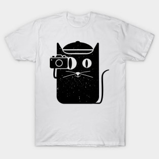 Cat and Camera T-Shirt